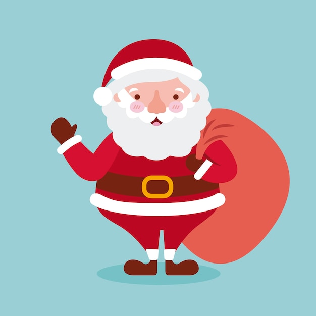 Dibujos animados de santa claus