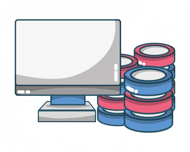 Dibujos animados de tecnología informática