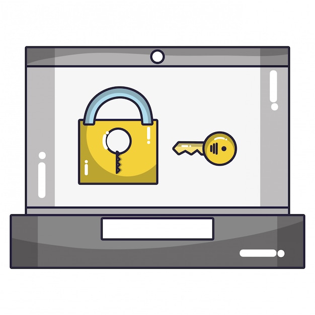 Dibujos animados de tecnología informática