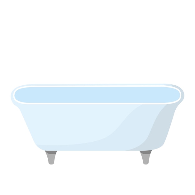 Vector dibujos animados vector ilustración objeto baño bañera