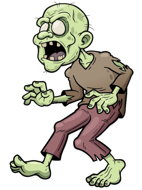 Dibujos animados de zombies