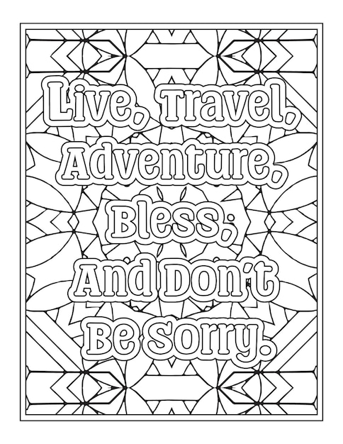 Dibujos para colorear Blassed Quotes for Kdp Coloring Pages