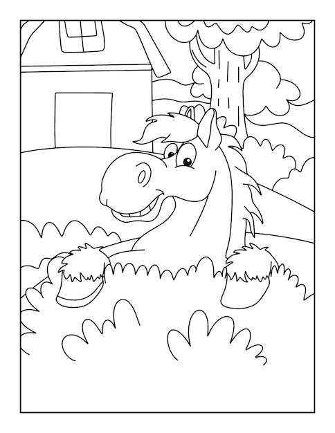 Dibujos Para Colorear De Caballos Imprimibles Para Niños
