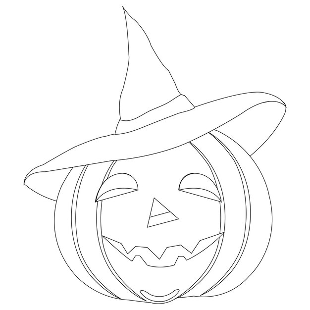 Dibujos para colorear de calabazas de Halloween