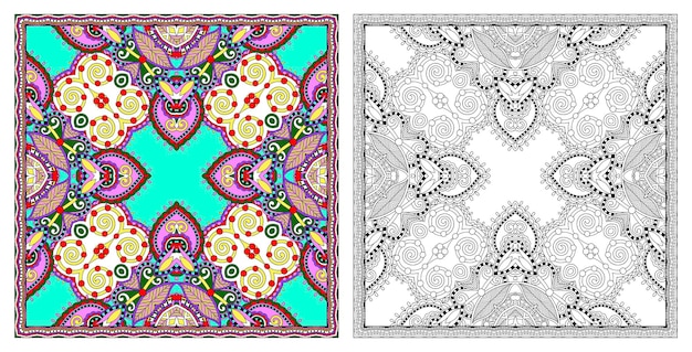 Dibujos para colorear libro para colorear para adultos diseño de alfombra auténtica