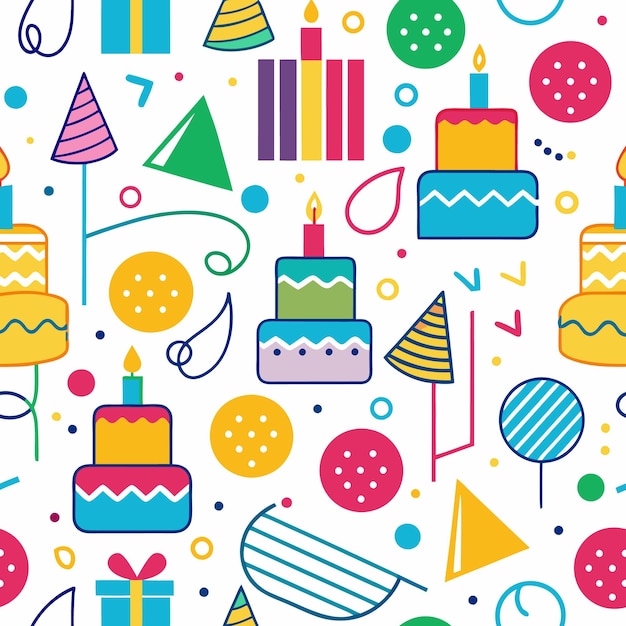 dibujos coloridos de cumpleaños