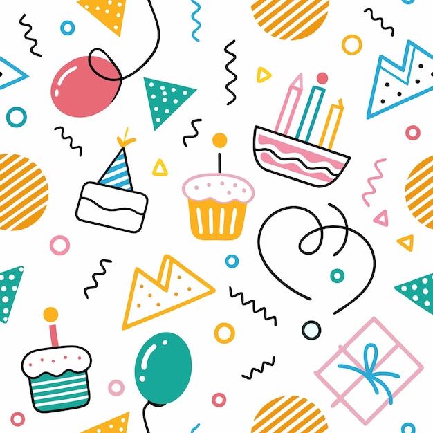 dibujos coloridos de cumpleaños