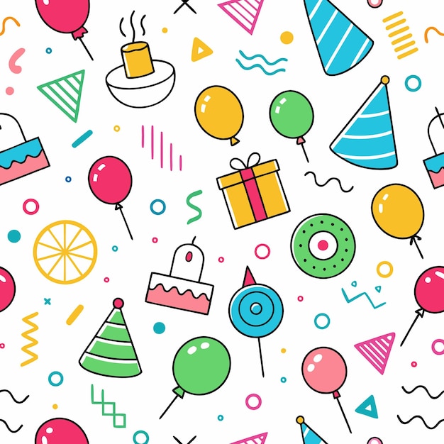 dibujos coloridos de cumpleaños
