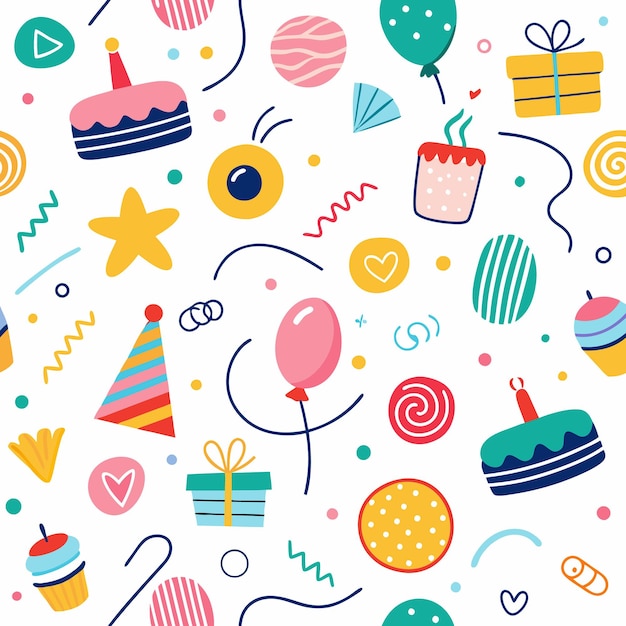 dibujos coloridos de cumpleaños