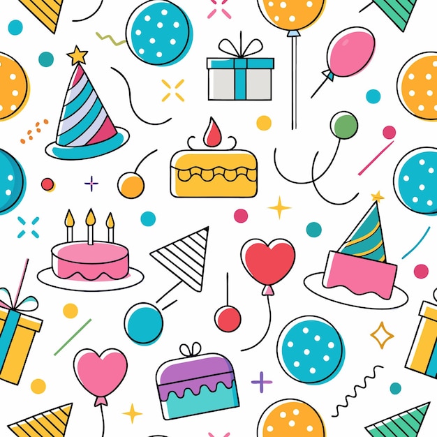 dibujos coloridos de cumpleaños