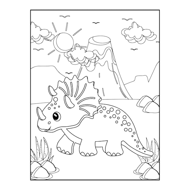 Dibujos de dinosaurios para colorear