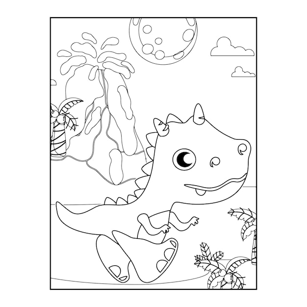 Dibujos de dinosaurios para colorear