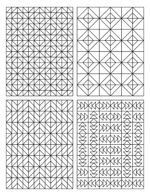 Dibujos de formas geométricas para colorear para niños