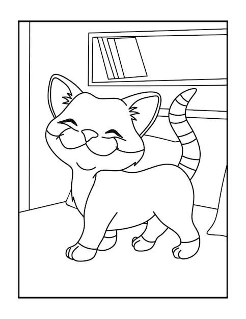 Dibujos de gatos para colorear