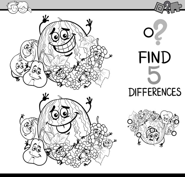 Dibujos de Juego de las diferencias