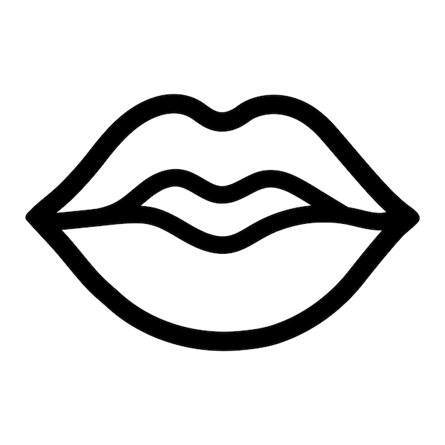 Dibujos de labios Diseño vectorial Gráficos Ilustración Clipart Eps