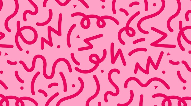 Dibujos de líneas coloridas, dibujos sin costuras, fondos de dibujo de líneas minimalistas creativos