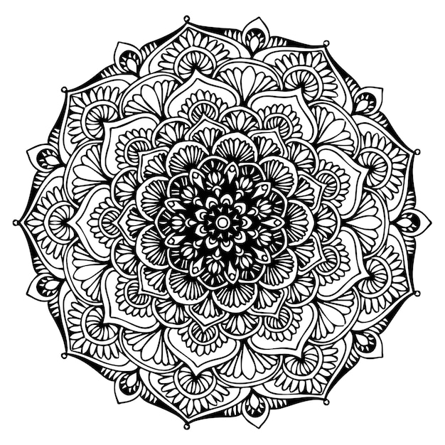 Vector dibujos de mandalas