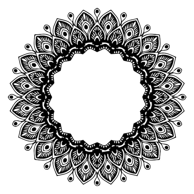 Vector dibujos de mandalas