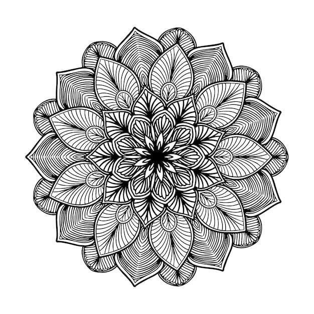 Vector dibujos de mandalas