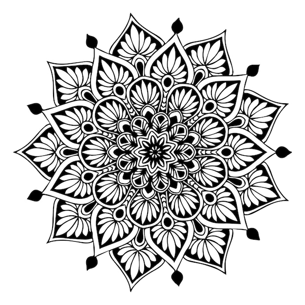 Vector dibujos de mandalas