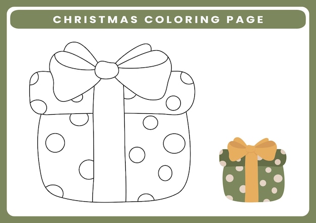 Dibujos de navidad para colorear e imprimir para niños | Vector Premium