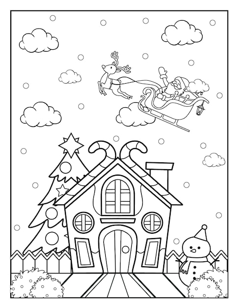 Dibujos De Navidad Para Colorear Para Niños