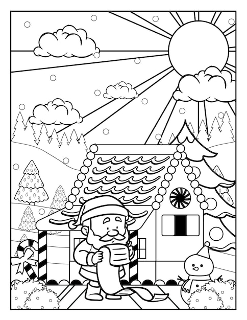 Dibujos De Navidad Para Colorear Para Niños