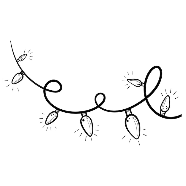 Dibujos de Navidad para decorar la tarjeta. Colorear para niños.