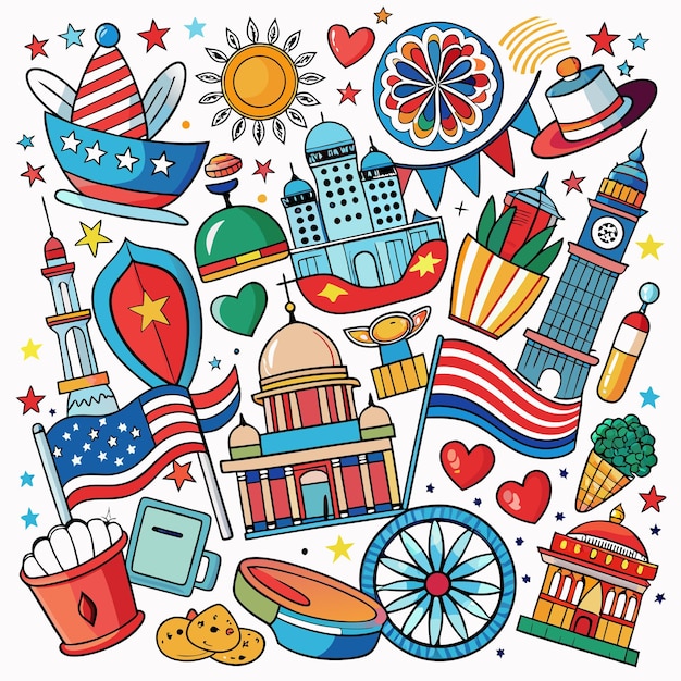 Dibujos del padre del día de la independencia