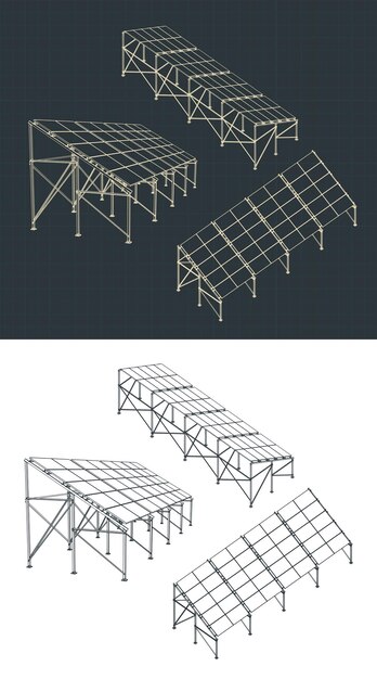 Dibujos de paneles solares