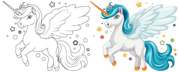 dibujos de unicornios para colorear
