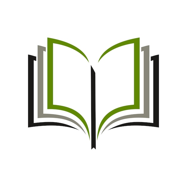 Diccionario libro enciclopedia o icono de libro de texto
