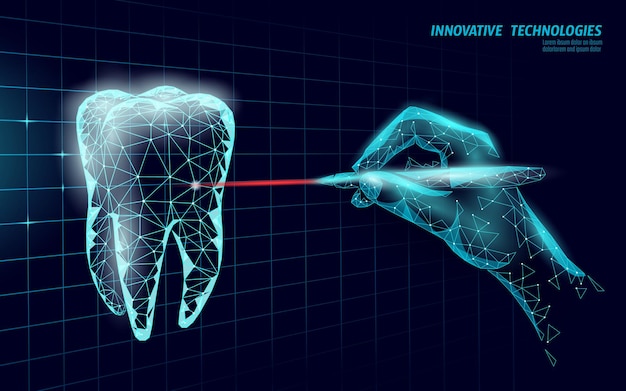 Diente humano sano médico modelo 3d