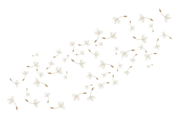Diente de león Logo Vector Planta Diente de león flor Diseño Icono Plantilla