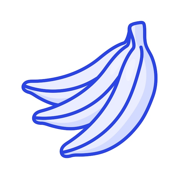 Dieta saludable increíble icono de plátanos listo para usar vector
