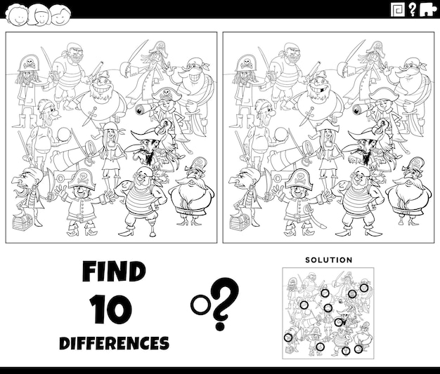 Diferencias entre el juego y los piratas de dibujos animados