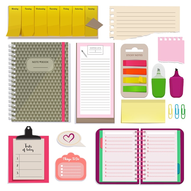 Diferentes cuadernos