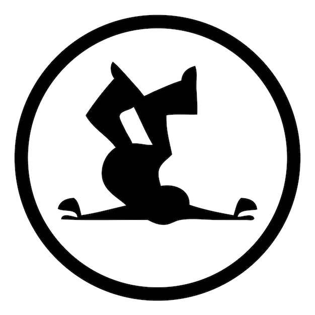 Diferentes diseños de stickman