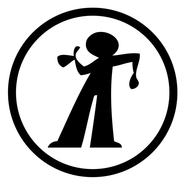 Diferentes diseños de stickman