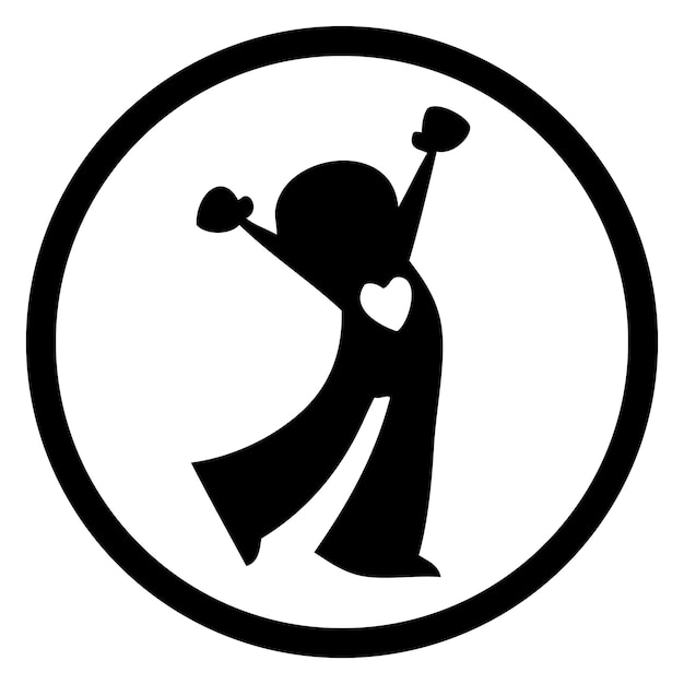 Diferentes diseños de stickman