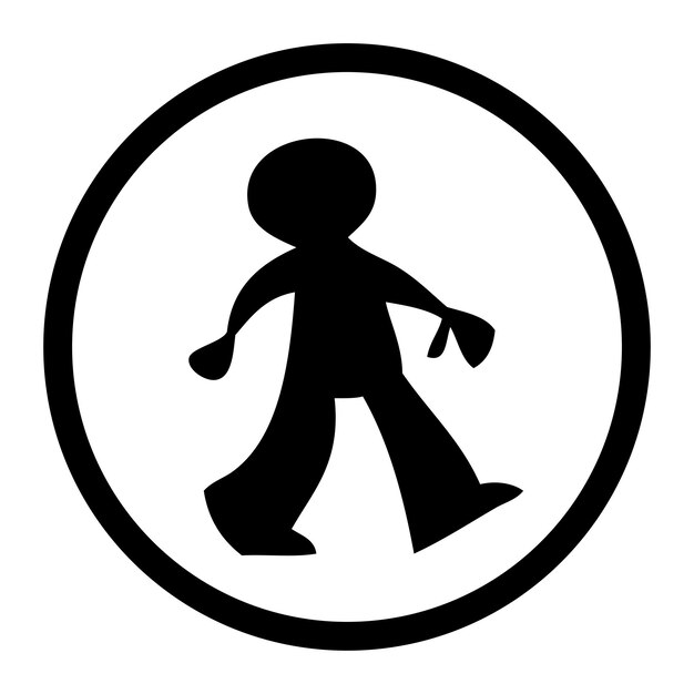 Diferentes diseños de stickman