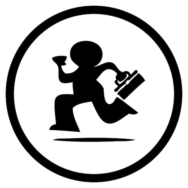 Diferentes diseños de stickman