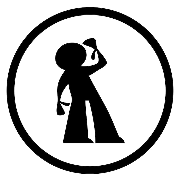 Diferentes diseños de stickman
