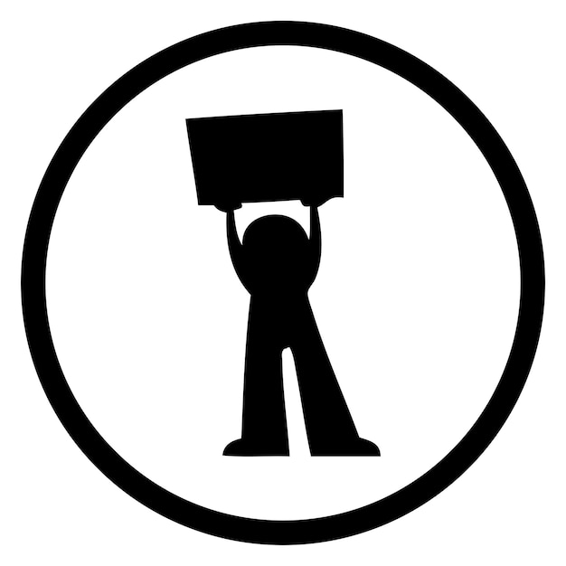 Diferentes diseños de stickman