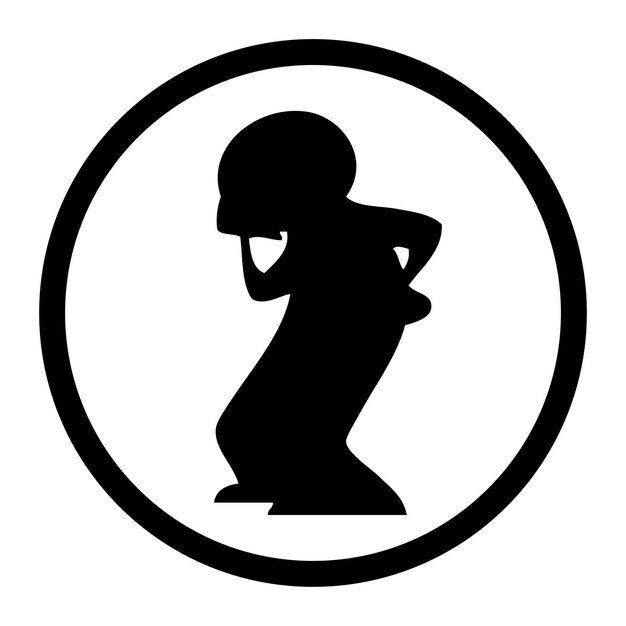 Diferentes diseños de stickman