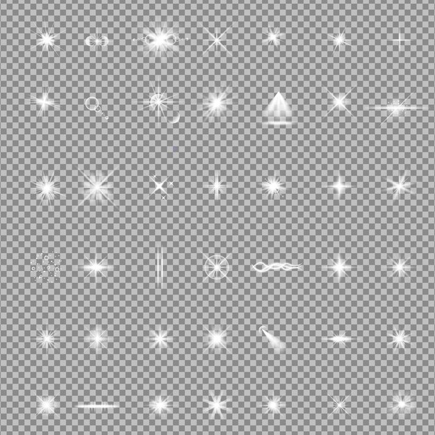 Diferentes tipos de fondo de conjunto de estrellas
