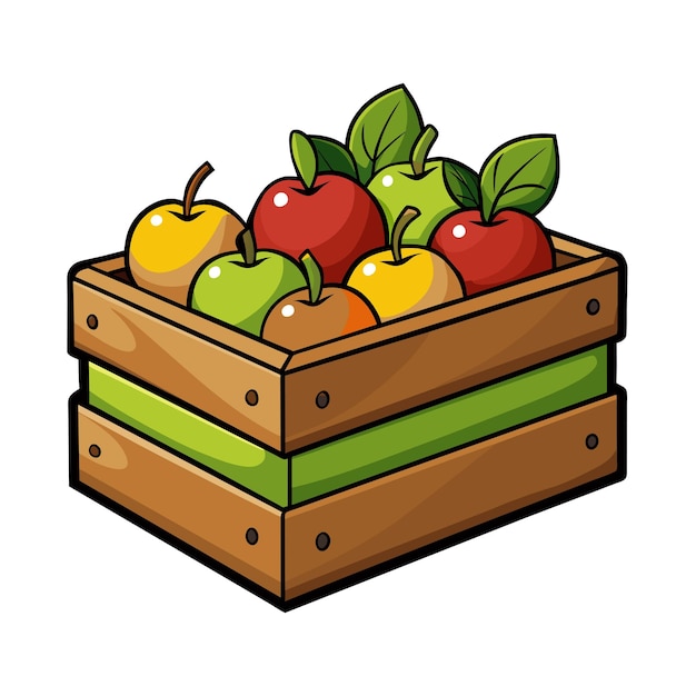 Diferentes tipos de ilustración vectorial de frutas Concepto