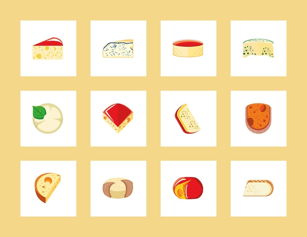 Diferentes tipos de queso