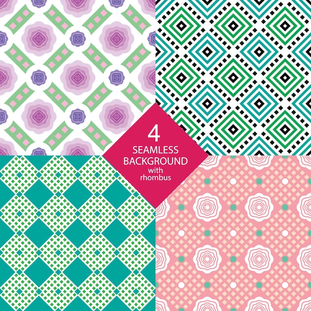 Diferentes variantes del adorno con diamantes y flores.